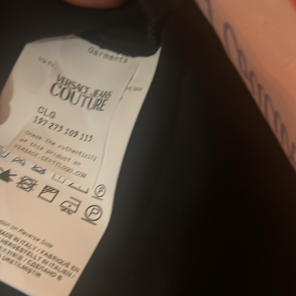 Versace Jeans Couture sunflower garland black/multicolor t-shirt - Picture 5 of 5